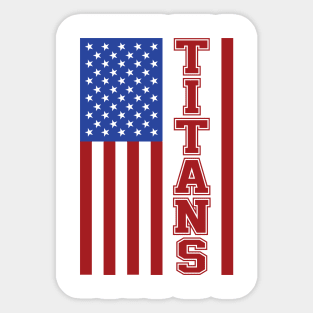 Titans Football Sticker